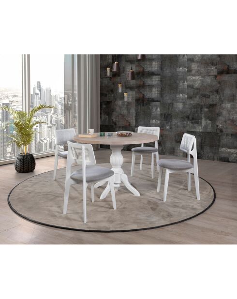 Table à manger + 4 Chaises Albero naturelles