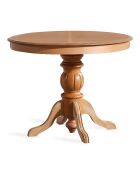 Table à manger extensible Eva naturelle - 118x75x118 cm
