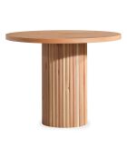 Table à manger + 4 Chaises Lova naturelles