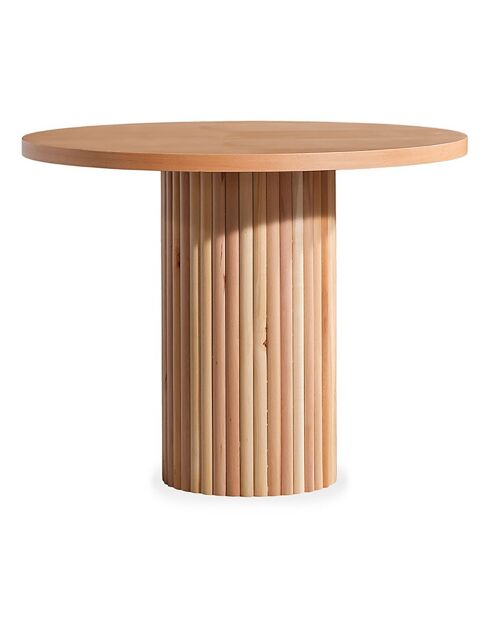 Table à manger + 4 Chaises Lova naturelles