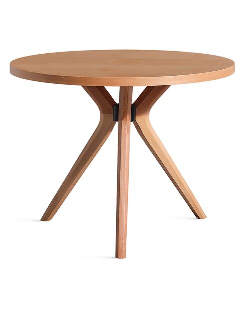 Table à manger Vegas naturelle - 100x75x100 cm