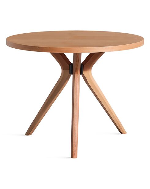 Table à manger Vegas naturelle - 100x75x100 cm