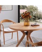 Table à manger + 4 Chaises Lindy naturelles
