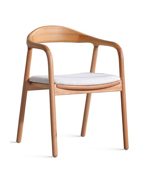 Table à manger + 4 Chaises Lindy naturelles