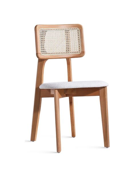 Table à manger + 4 Chaises Lova naturelles