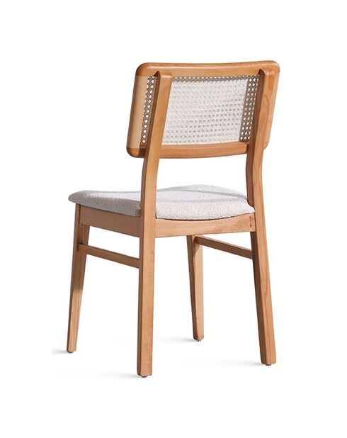 Table à manger + 4 Chaises Puffy naturelles