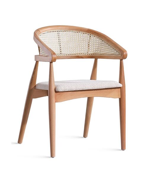 Table à manger + 4 Chaises Vegas naturelles