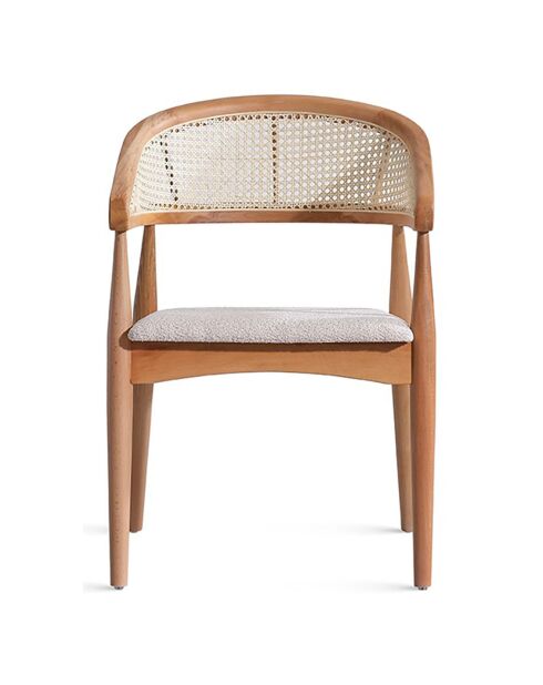 Table à manger + 4 Chaises Vegas naturelles