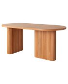 Table à manger Lugias hêtre - 180x75x90 cm
