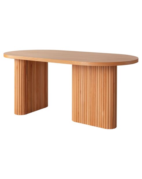 Table à manger Lugias hêtre - 180x75x90 cm