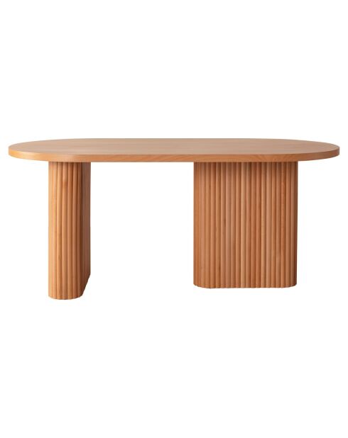Table à manger Lugias hêtre - 180x75x90 cm