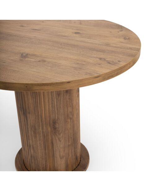 Table à manger Milas noyer - 180x77x90 cm