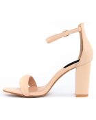 Sandales Marie beiges - Talon 8.5 cm