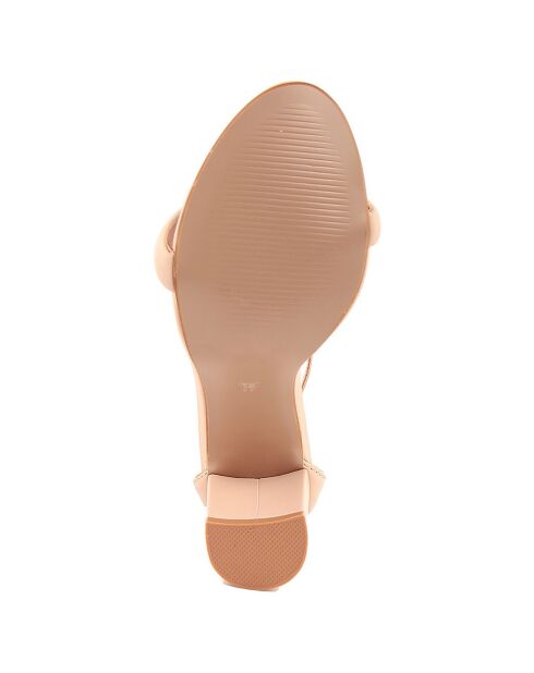 Sandales Marie beiges - Talon 8.5 cm