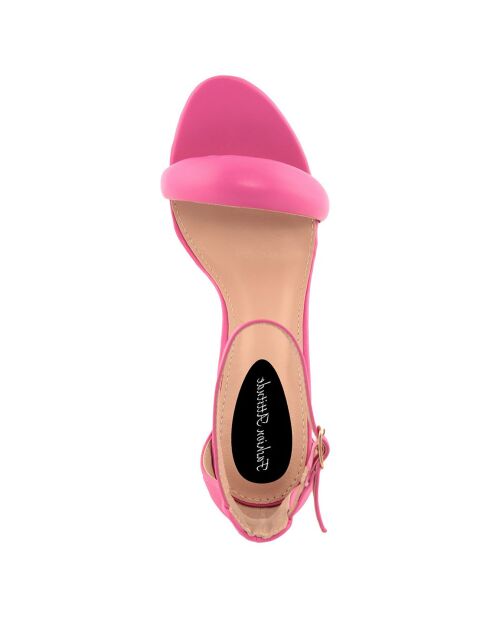 Sandales Marie fuchsia - Talon 8.5 cm