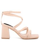 Sandales Noemie beiges - Talon 7 cm