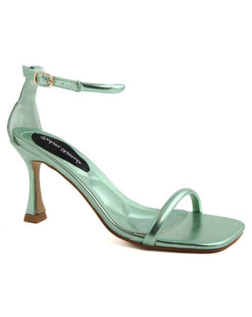 Sandales Abby vertes - Talon 8 cm