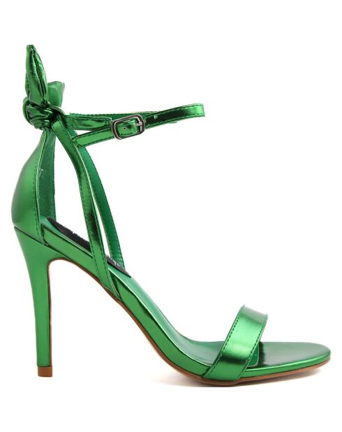Sandales Maria vertes - Talon 11 cm