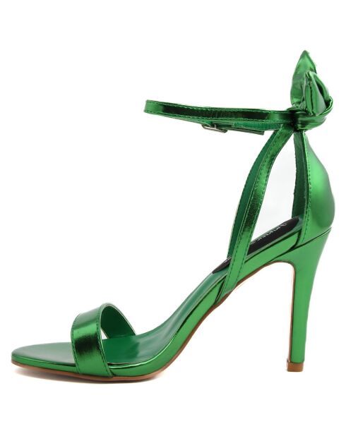 Sandales Maria vertes - Talon 11 cm