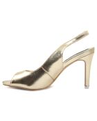 Slingbacks Lisa dorés