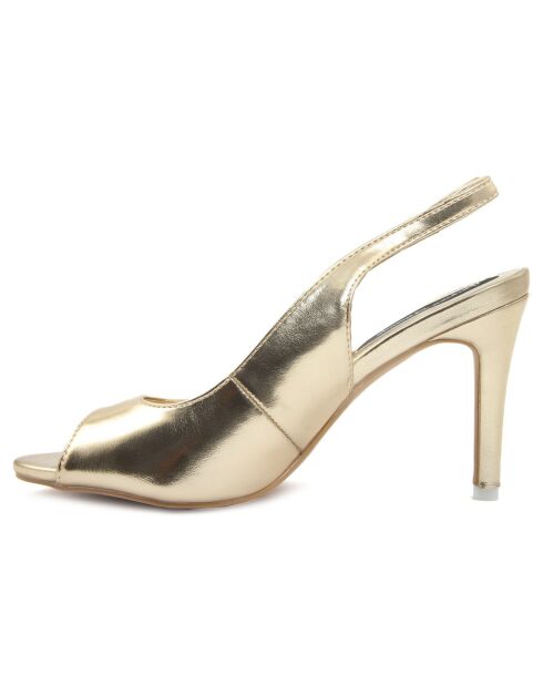 Slingbacks Lisa dorés