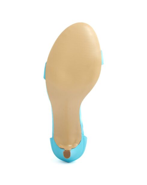Sandales Sofia bleues - Talon 10 cm