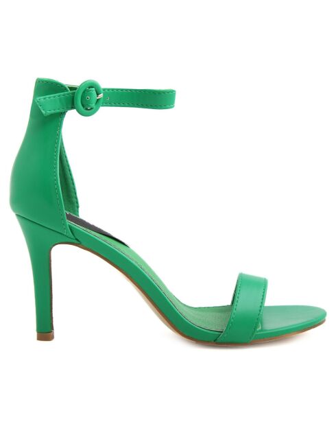 Sandales Sofia vertes - Talon 10 cm