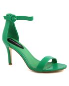 Sandales Sofia vertes - Talon 10 cm