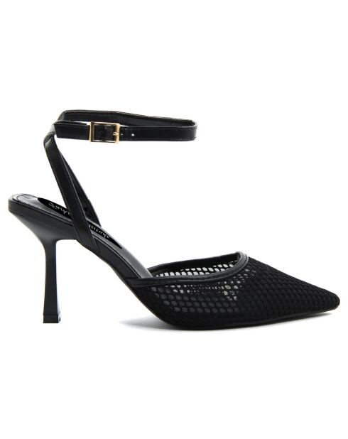 Escarpins Ines noirs - Talon 9 cm