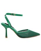 Escarpins Ines verts - Talon 9 cm