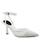 Escarpins Ines blancs - Talon 9 cm