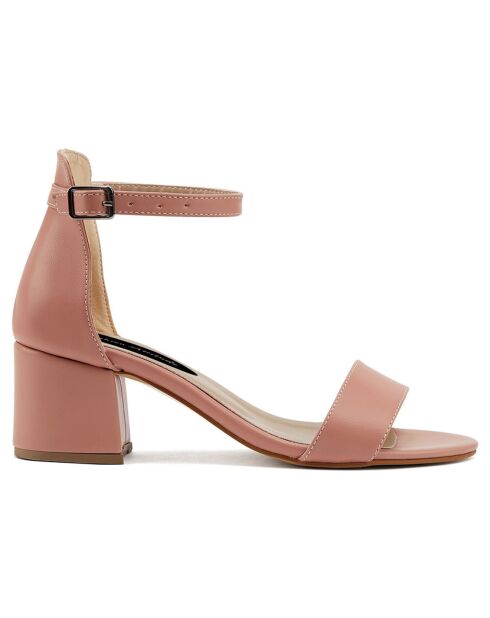 Sandales Aurélia roses - Talon 5.5 cm