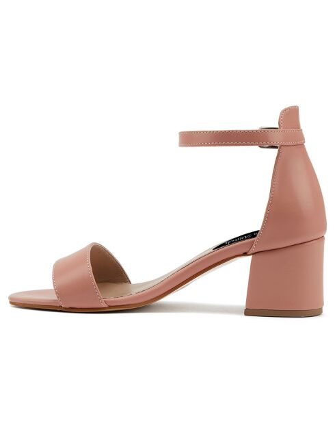 Sandales Aurélia roses - Talon 5.5 cm