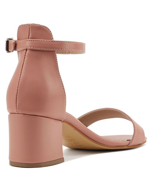 Sandales Aurélia roses - Talon 5.5 cm