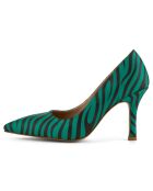 Escarpins Pauline verts - Talon 9 cm
