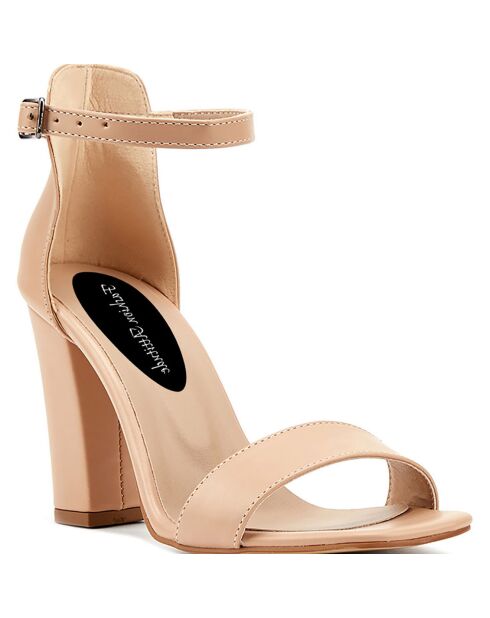 Sandales Adèle nude - Talon 9 cm