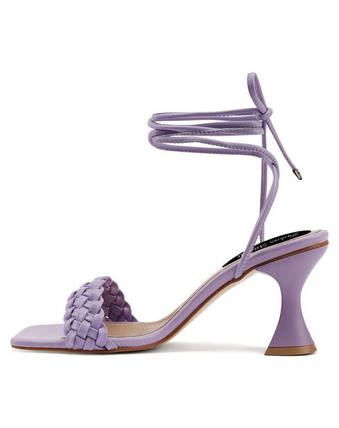 Sandales Lucie lilas - Talon 8 cm
