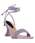 Sandales Lucie lilas - Talon 8 cm
