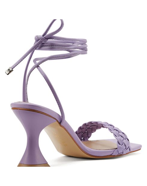 Sandales Lucie lilas - Talon 8 cm