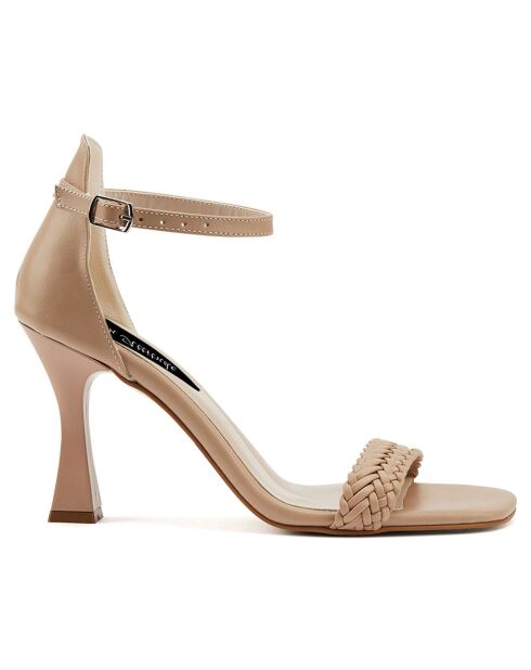 Sandales Marielle nude - Talon 8.5 cm