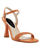 Sandales Louisa orange - Talon 8.5 cm