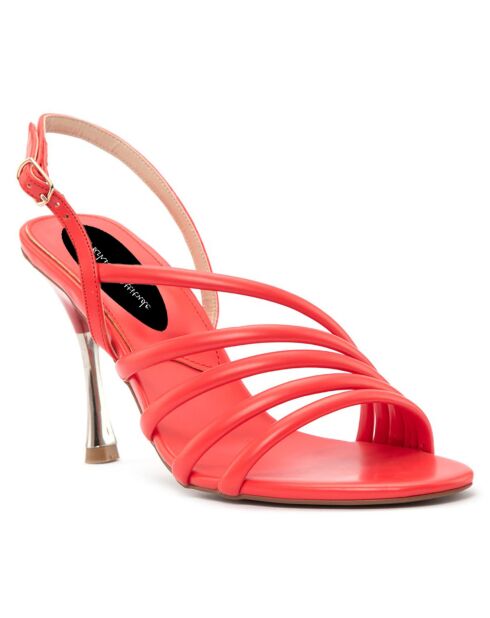 Sandales Martina rouges - Talon 10 cm