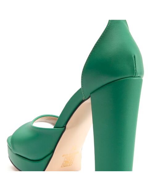 Sandales Martha vertes - Talon 11.5 cm