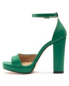 Sandales Martha vertes - Talon 11.5 cm