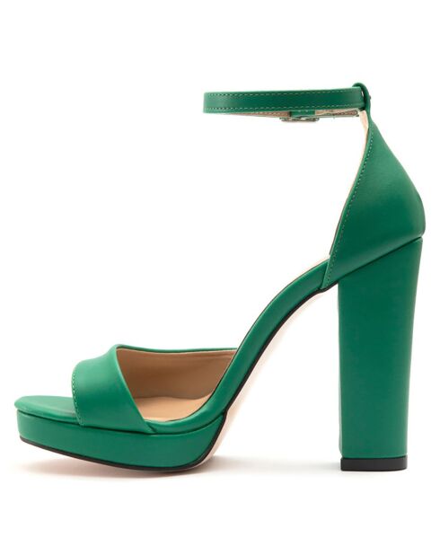 Sandales Martha vertes - Talon 11.5 cm