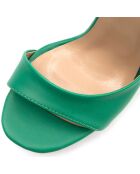 Sandales Martha vertes - Talon 11.5 cm