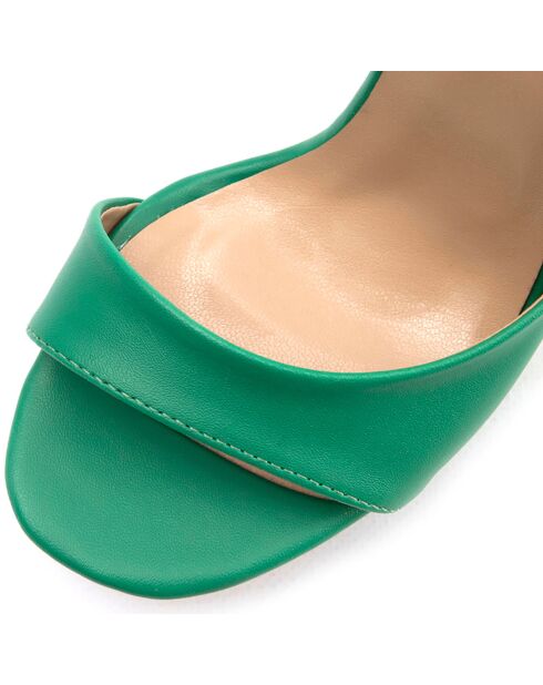 Sandales Martha vertes - Talon 11.5 cm