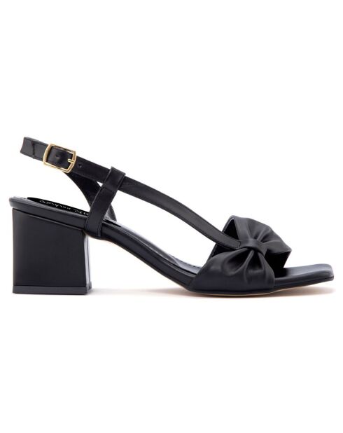Sandales Senda noires - Talon 6 cm