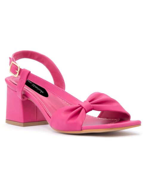 Sandales Senda fuchsia - Talon 6 cm