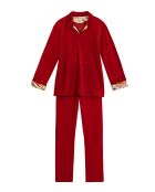 Ensemble Top & Jogging en velours Allegra tomette